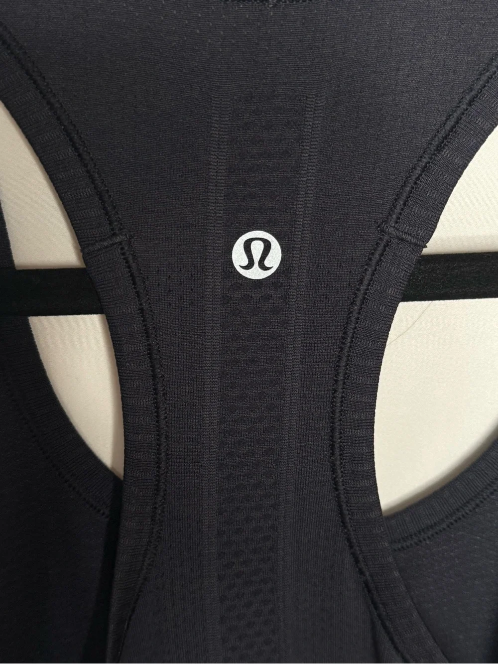 Lululemon Reveal Racerback Tank Midnight Navy Seamless Mesh Size 8